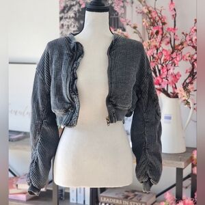 Stylish Gray Women's Cardigan